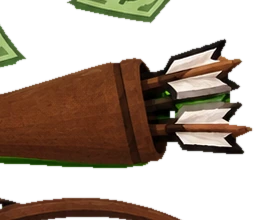 twelve arrows, hand fletched, no resale value